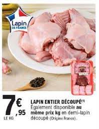 Quel type de clapiers, quel emplacement, quelle taille, et bien entendu, pour quel prix ? Promo Lapin Entier Decoupe Chez E Leclerc