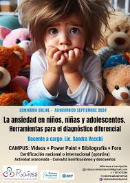 La ansiedad en niños, niñas y adolescentes. Herramientas para el  diagnóstico diferencial»