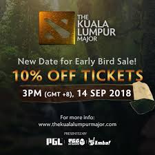 The first big dota event of the dpc season is here and this is where you will find the kuala lumpur major standings and the schedule for the action in malaysia. Ticket Sales For Dota 2 Kuala Lumpur Major Begins 14th Sept 3pm Nasi Lemak Tech
