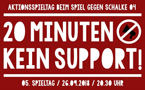 @danieleulrich den erfolg bei den #20minuten sehe ich nicht. 20 Minuten Protest Beim Spiel Gegen Schalke Iwf 2012