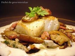 Pave De Cabillaud Aux Cepes Dos De Cabillaud Recette Cuisine Poisson Repas Poisson