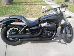 2010 Honda Shadow Phantom - Blacked Out Pipes Honda Shadow Phantom Honda Shadow Shadow Phantom