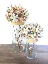 Centerpiece Of Paper Flowers For Wedding Or Event Artificial Etsy Paper Flower Centerpieces Paper Flowers Paper Flowers Wedding