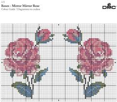 Mirror Mirror Rose Cross Stitch Charts Www Dmc Com