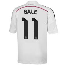 Subtle pinstriping at the torso. Real Madrid Cf Home Football Shirt 2014 15 Bale 11 Adidas Sportingplus Passion For Sport