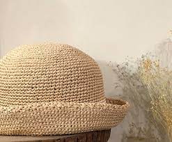 Japanese Hairband Small Fisherman Hat Summer Sunscreen Hat Woven Straw Hat Hand Made Crochet Hat Shop U Will Hats Caps Pinkoi