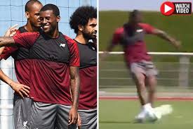My official facebook page football player, #5 for liverpool fc over 50 caps for the. Liverpool S Georginio Wijnaldum Hailed For Wonder Goal In Training More Of That Please Daily Star