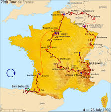 Victory will be won in libourne. 1992 Tour De France Wikipedia