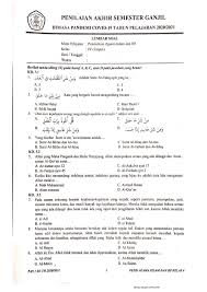 Latihan daring soal uas us sd mi tahun 2021 dan pembahasannya, jawabannya. Soal Uas Pai Kelas 4 Smt 1 Worksheet