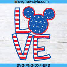Download 4th Of July Svg Patriotic Svg American Flag Svg Mickey Mouse Svg Love Svg July 4th Svg Disney Svg Fourth Of July Svg Flag Svg Svg New Style