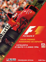 Subo simplemente f1 anti nada. 1996 06 02 Gran Premio De Espana Barcelona Formula 1 Event Artwork Formula 1 Programme Cover Formu In 2021 Formula 1 Vintage Racing Poster Grand Prix Posters