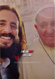 Jonathan Roumie with The Pope