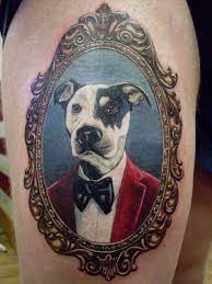 Keeping It Classy By Tini Hello Sailor Uk Imgur Dog Portrait Tattoo Dog Tattoos Dog Portraits