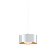 Paulmann urail system led spot pipe 1x3,5w gu10 chrom matt/chrom 230v metall, led schienensystem paulmann. Duolare Pendelleuchte Cantara Glas 190 Led Weiss Gold Wohlrabe Lichtsysteme