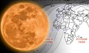 eclipse 2018 map where will the blood moon be visible