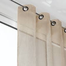 Home beddings & curtains vous propose une gamme de rideaux en lin de la marque en fil d'indienne avec de nombreuses variantes de couleurs. Voilage Tamisant Kaolin Couleur Lin L 300 X H 250 Cm Leroy Merlin