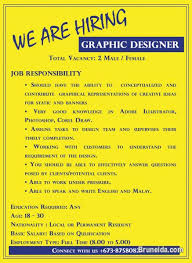 Kuala lumpur responsibilities your role is to offer graphic design solutions to meet the demands of the ucsi group of comp… Immediate Hiring Graphic Designer Job Onlineuser69 Brunei Muara Bruneida Com Mobile 42950