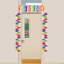 As you can see, it looks fun taking a bath here surrounded by a special decoration. Classroom Door Decoration Ideas Oriental Trading Company