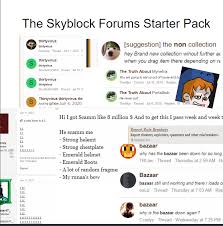 Top 5 cracked skyblock servers similar to hypixel | minecraft. The Skyblock Forums Starter Pack Hypixel Minecraft Server And Maps