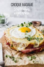 Croque Madame Traditional And Vegetarian Fork In The Kitchen Recipe In 2020 Croque Madame Food French Sandwich