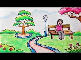 20 gambar sketsa kumpulan gambar sketsa bunga 14 09 2019 gambar pemandangan taman bunga gambarpemandangan me bunga mempunyai berbagai jenis bentuk dan variasi warna yang. Cara Menggambar Pemandangan Taman Bermain Dengan Oil Pastels Youtube