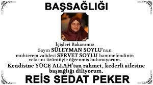 Organize suç örgütü lideri sedat peker'in videoları türkiye'yi sarsmaya devam ederken, i̇çişleri bakanı süleyman soylu, katıldığı televizyon programında açıklamalarda bulundu. Sedat Peker On Twitter Icisleri Bakanimiz Sayin Suleyman Soylu Nun Muhterem Validesi Servet Soylu Hanimefendinin Vefatini Uzuntuyle Ogrenmis Bulunuyorum Kendisine Yuce Allah Tan Rahmet Kederli Ailesine Bassagligi Diliyorum Https T Co 4wdcdkrqjn
