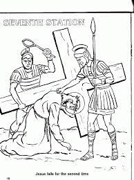 Keep your kids busy doing something fun and creative by printing out free coloring pages. Catholic Coloring Pages Stations Of The Cross 254 Free Printable Coloring Library