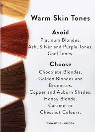 Hair 101 How To Choose The Hair Colour That Will Suit You Hair Color For Warm Skin Tones Yellow Skin Tone Colors For Skin Tone
