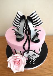 Edible images/pictures are applied at no extra charge. Hat Box And Designer Shoes Birthday Cake Susie S Cakes