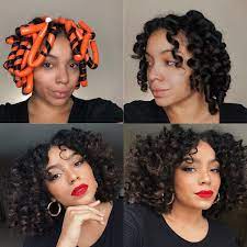 Flexi Rod Set Heatlesscurls Naturalhair Flexirods Natural Hair Flexi Rods Natural Hair Styles Natural Hair Styles Easy