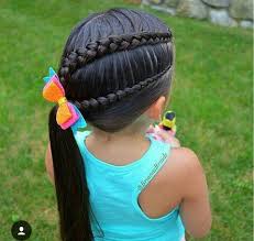 Pin De Maartje Van Den Bogaard En Peinados Cabello Recogido Peinados Infantiles Trenzas De Ninas Peinados