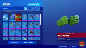 Epic has reintroduced the og pickaxe from fortnite's first ever season,. Hulk Smashers Pickaxe In Fortnite How To Get With Marvel S Avengers Beta