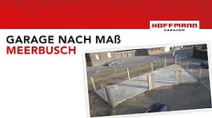 Unser modulares bausystem erlaubt uns ihre garage individuell und auf den cm genau auf ihr grundstück anzupassen. Garagenbau In Meerbusch Von Hoffmann Fertiggaragen Youtube