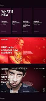 For many people, music festivals are the cornerstone of their summer activities. 25 Ideas Music Festival Website World Ultra Music Festival Web Design Web Design Inspiration