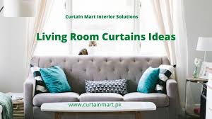 The cream drape is put over the sheer curtain with the similar pattern, then the valance is added to make it look more stylish. Best Curtains Ideas For Living Room Curtain Mart Blog