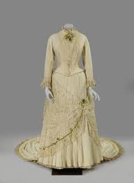 Wedding Dressc 1880 1885rijksmuseum Historical Dresses Dresses Victorian Fashion