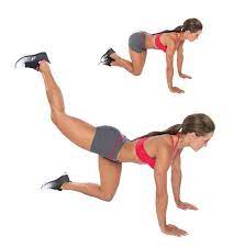 How to do the donkey kick exercise and variations to try? Pin On Glute Training