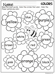 Coloring Activities For Kindergarten Pdf Best Of Coloring Sheets Remarkable Spring Worksheets For Prescho Teaching Colors Preschool Colors Preschool Worksheets