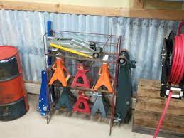 Garage Storage Ideas Jack Stand Storage Ideas The Garage Journal Board Room Storage Diy Diy Storage Garage Workshop