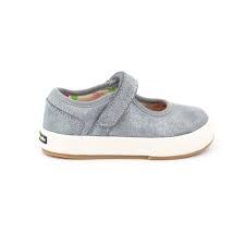 Charlotte Mary Jane Shoe Blue Gray