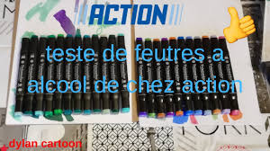 Test Feutres A Alcool De Chez Action Et Avis Youtube Tu peux aussi regarder sur cette chaine une autre video comparative entre feutres à alcool et feutres à eau qui d'après moi est édifiante et te fera bien comprendre en quoi les feutres à alcools sont largement supérieurs. test feutres a alcool de chez action et