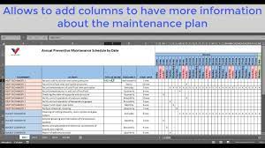 The template covers the … Preventive Maintenance Schedule In Excel Youtube