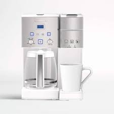 The kmix coffee maker series comes in 8 vibrant and colorful design options: Cuisinart Coffee Center 12 Cup Coffee Maker And Single Serve Brewer Reviews Crate And Barrel