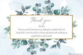 This powerful design platform puts you in control of the creative process. Vintage Wedding Thank You Card With Leaves