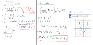 Which Of These Answers Is The Correct Indefinite Integral Using Trig Substitution Or U Substitution Give Different Answers Mathematics Stack Exchange