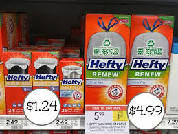 Hefty easy flaps 13 gal. Hefty Tall Kitchen Bags Only 4 99 At Publix Small Bags Just 1 24