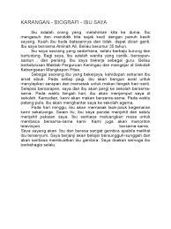 Contoh karangan argumentasi tentang teknologi. Contoh Karangan Biografi Ibu Saya Tahun 5