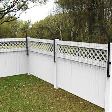 This easy to install diy kit is used to cat proof the perimeter of a garden fence or wall which is 1.8m (6ft) high or taller. Houdini Proof Dog Proofer Fence Extension Arm Dog Proofer