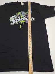 Splatoon Splat Shirt Adult Med Black Video Game Nintendo | eBay