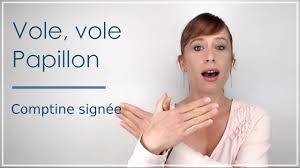 Vole Vole Papillon Comptine En Langue Des Signes Bebe Youtube Comptines Comptine Signee Signes Bebe